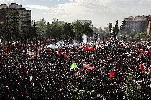 رئیس جمهوری شیلی خطاب به معترضان: پیغام شما را شنیدم